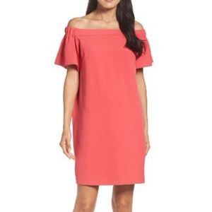 NWT Peach off shoulder formal dress Felici…